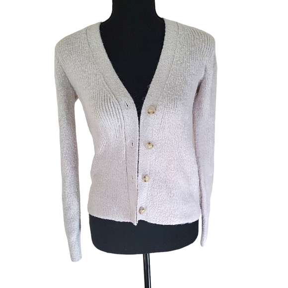 LOFT Sweaters - LOFT women's sweater cardigan coat, size XS, Tan, warm & excellent condition